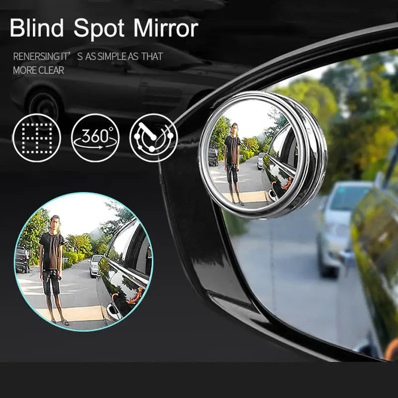 Exterior Mirror - 2Pcs Adjustable Blind Spot Mirror