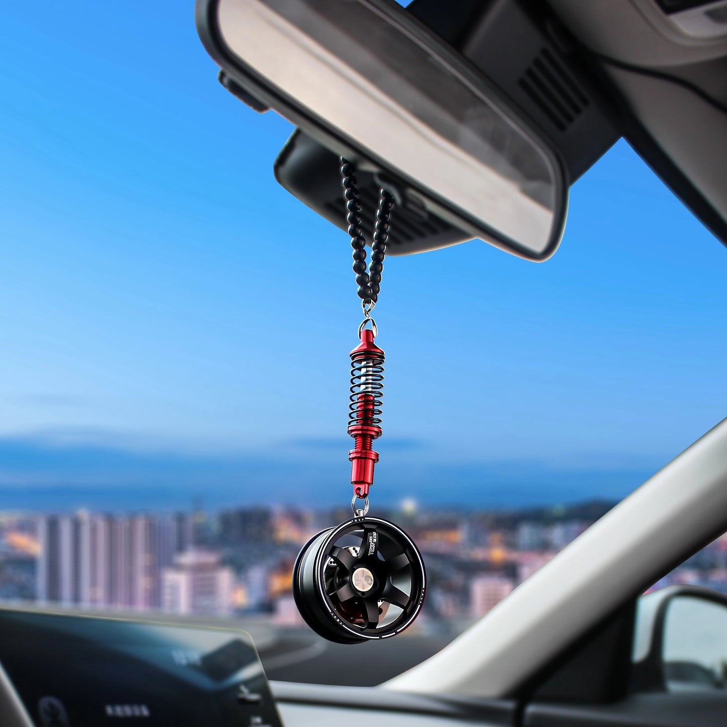 Mirror Charm - Aluminum Wheel With Shock Absorber