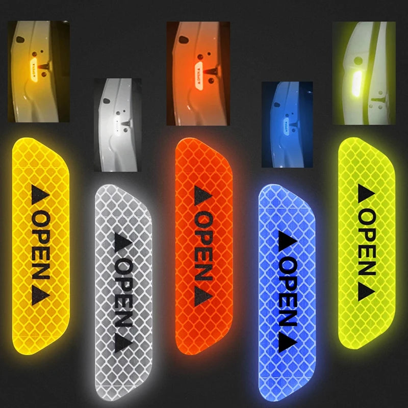 Sticker - 6pcs Reflective Warning Strips