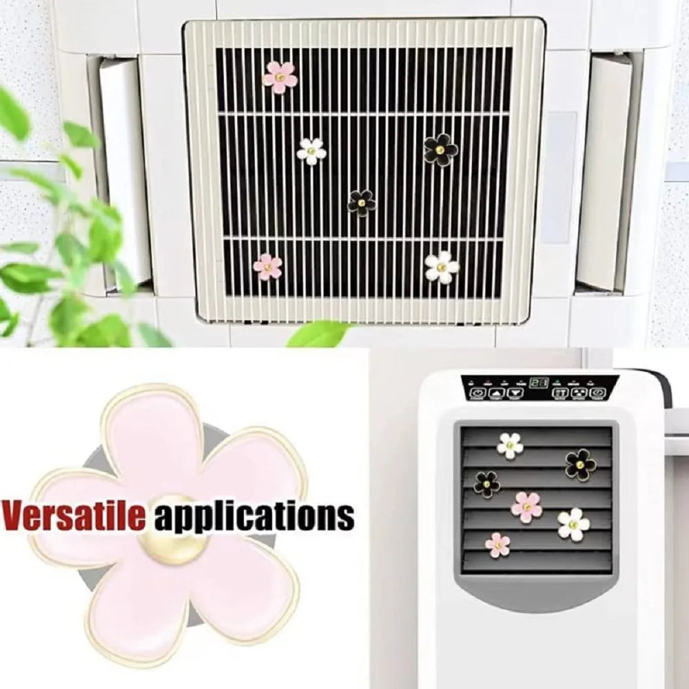 Air Freshener - 4pcs Flower Air Vent Clip