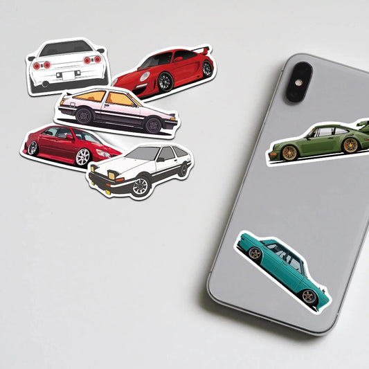 Sticker - 100PCS Retrofit Racing Car Graffiti Sticker