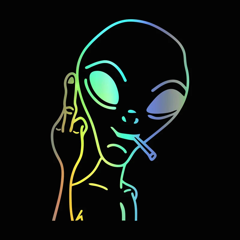 Sticker - Funny Alien