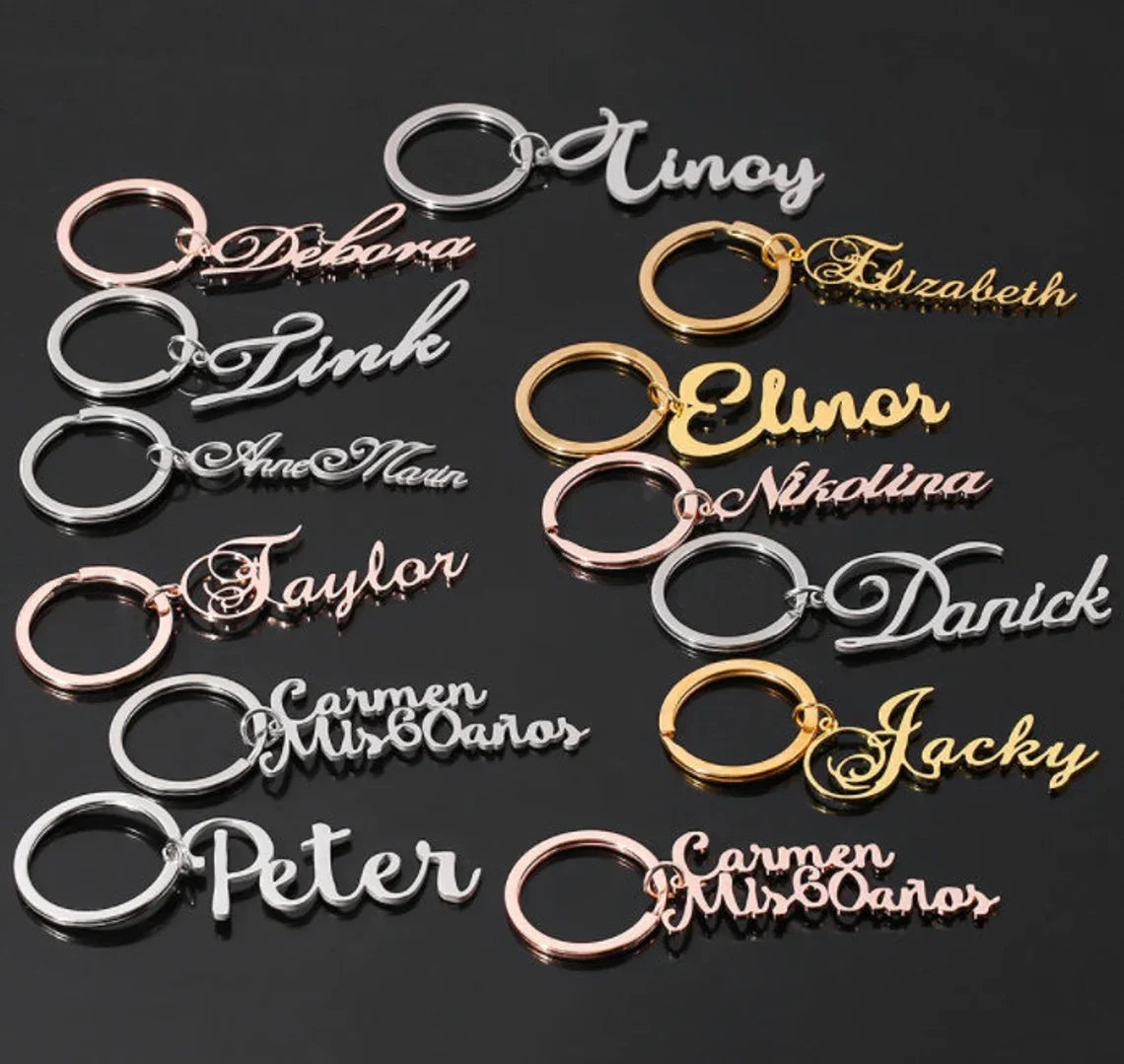 Keychain - Custom Personalized Nameplate